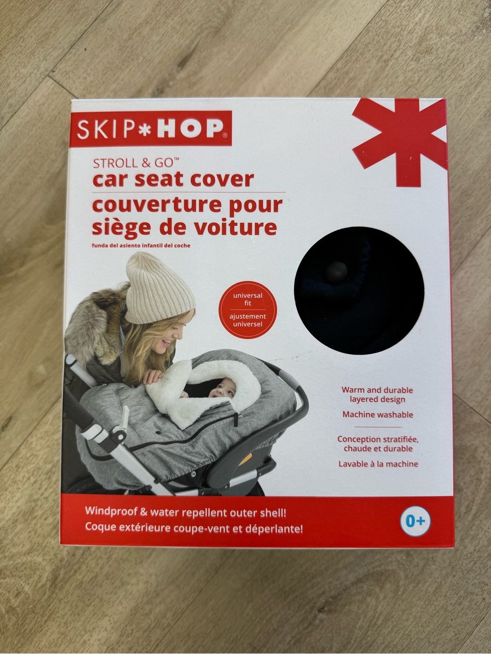 Skip Hop Gray Stroll & Go Car Seat Cover NEW IN BOX